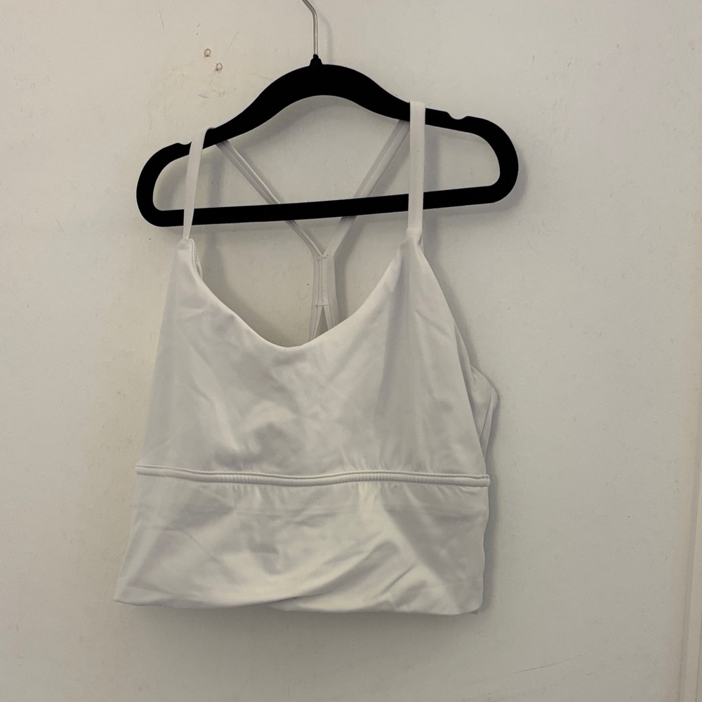 White Strappy Crop Top